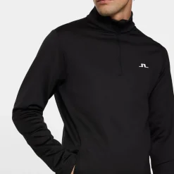 Aerial Quarter Zip Mid Layer Musta