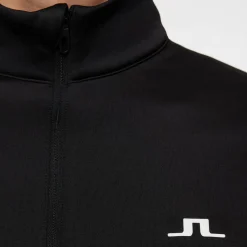 Aerial Quarter Zip Mid Layer Musta
