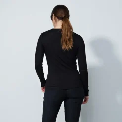 Ancona Ls Round Neck Musta