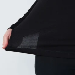 Ancona Ls Round Neck Musta