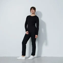 Ancona Ls Round Neck Musta