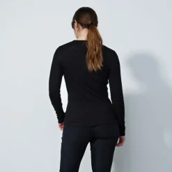 Ancona Ls Round Neck Musta