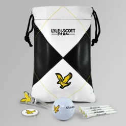 Argyle Tote Pouch Gift Set