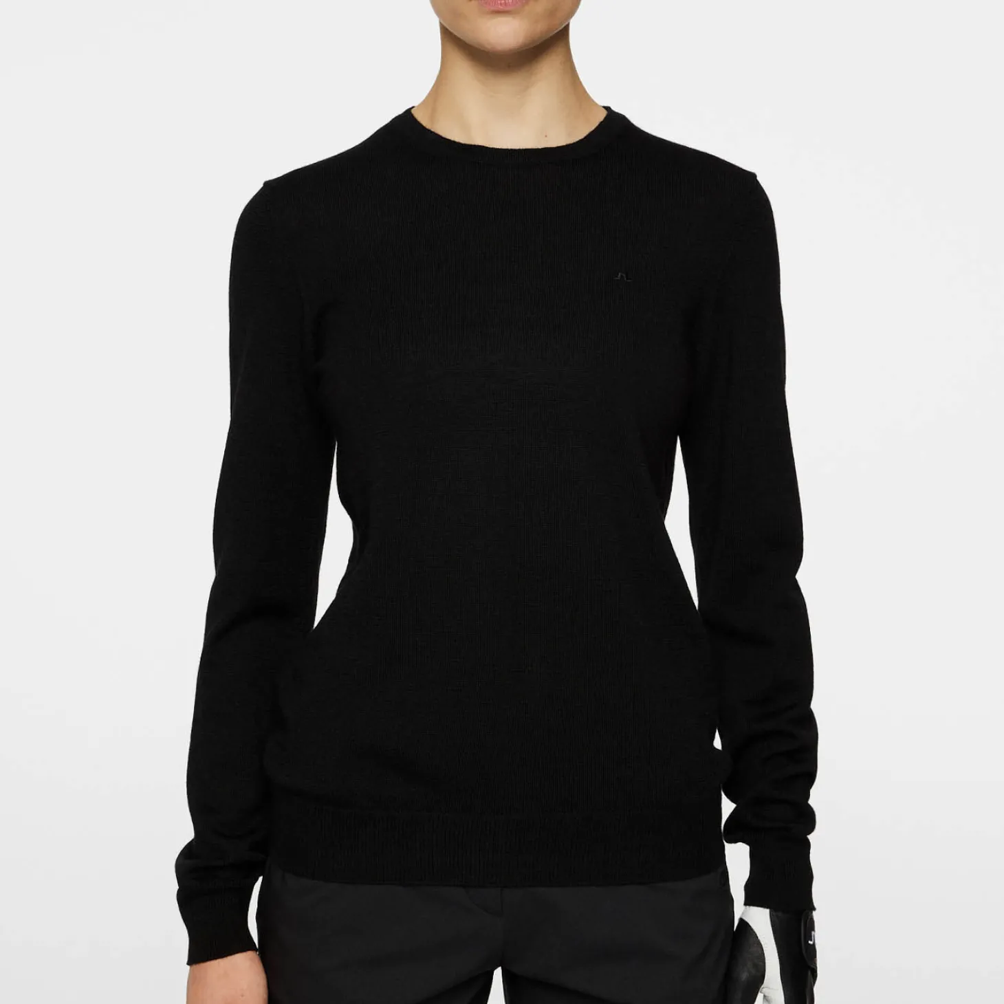 Aria Knitted Sweater Musta