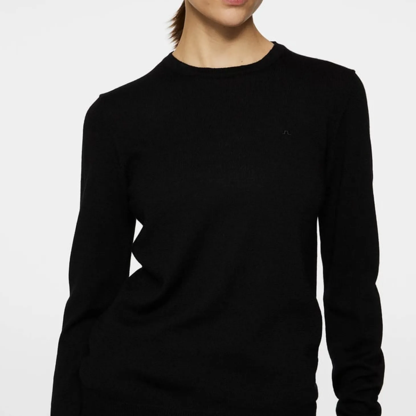 Aria Knitted Sweater Musta