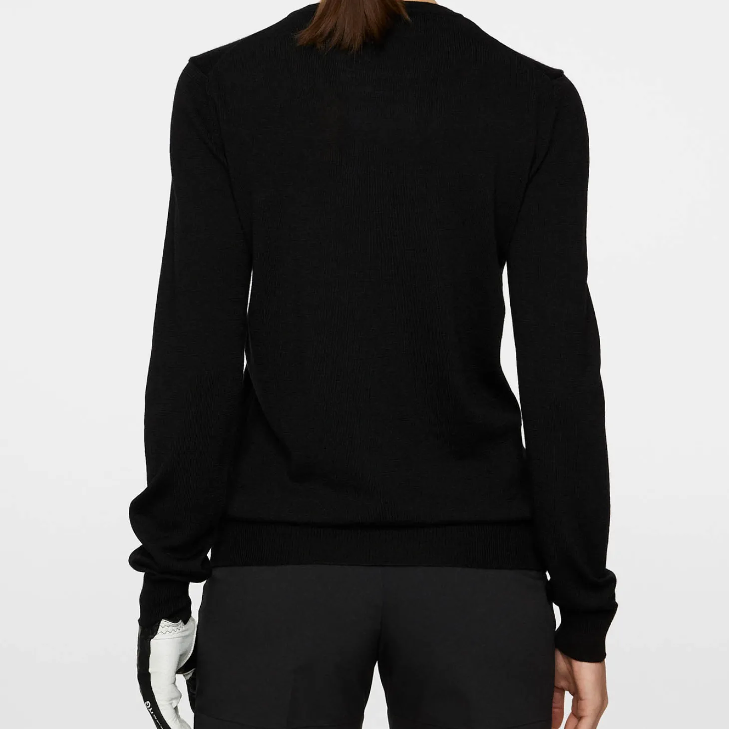 Aria Knitted Sweater Musta