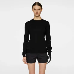 Aria Knitted Sweater Musta