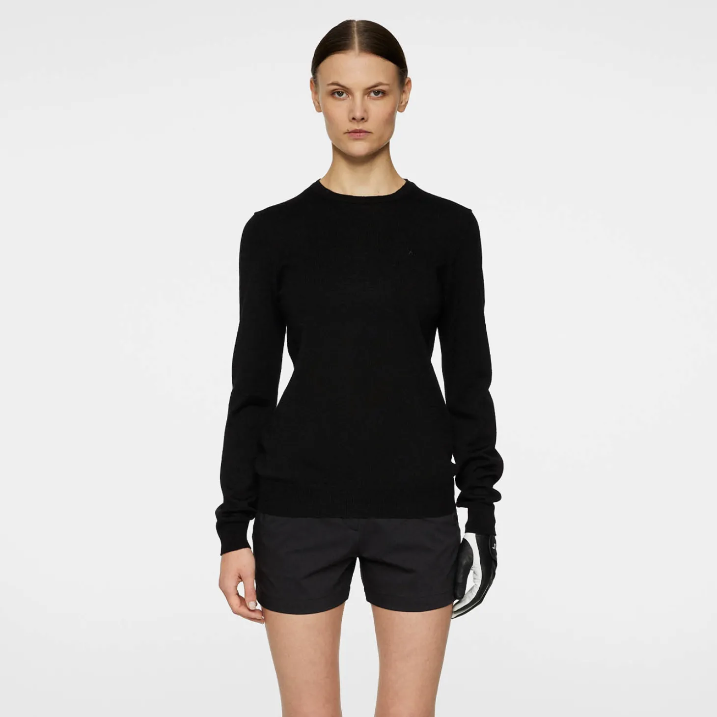 Aria Knitted Sweater Musta