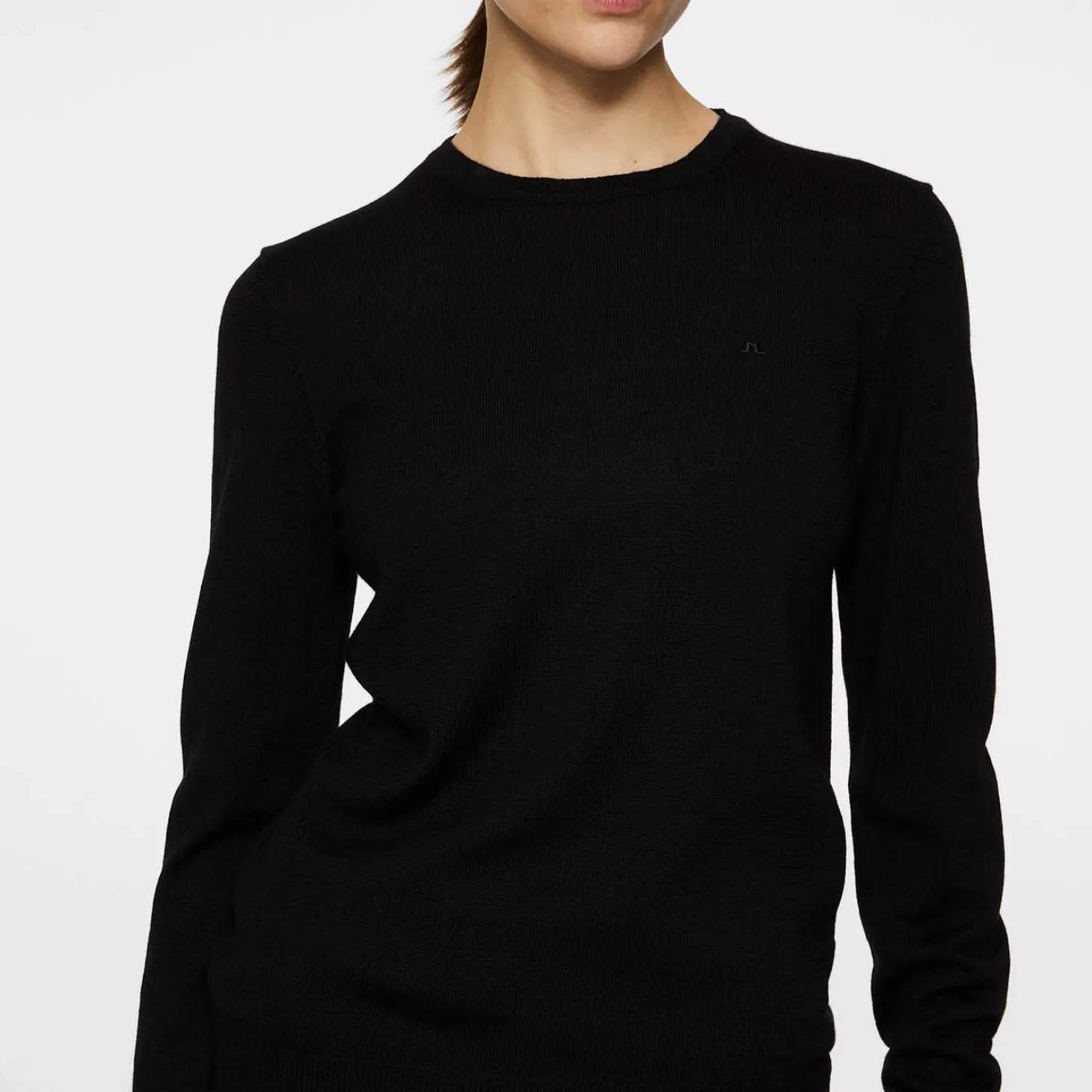 Aria Knitted Sweater Musta