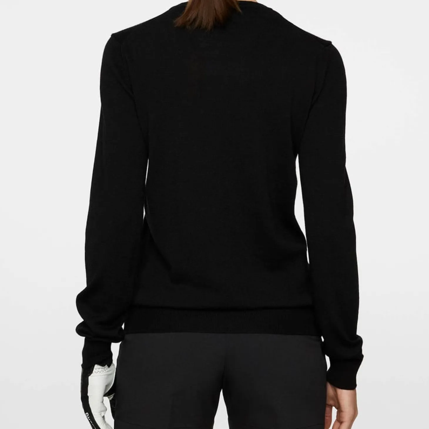 Aria Knitted Sweater Musta