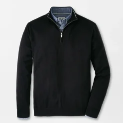 Autumn Crest Quarter-Zip Musta