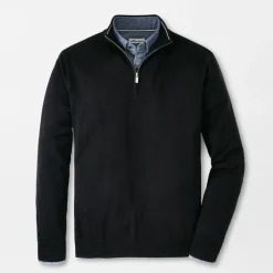 Autumn Crest Quarter-Zip Musta