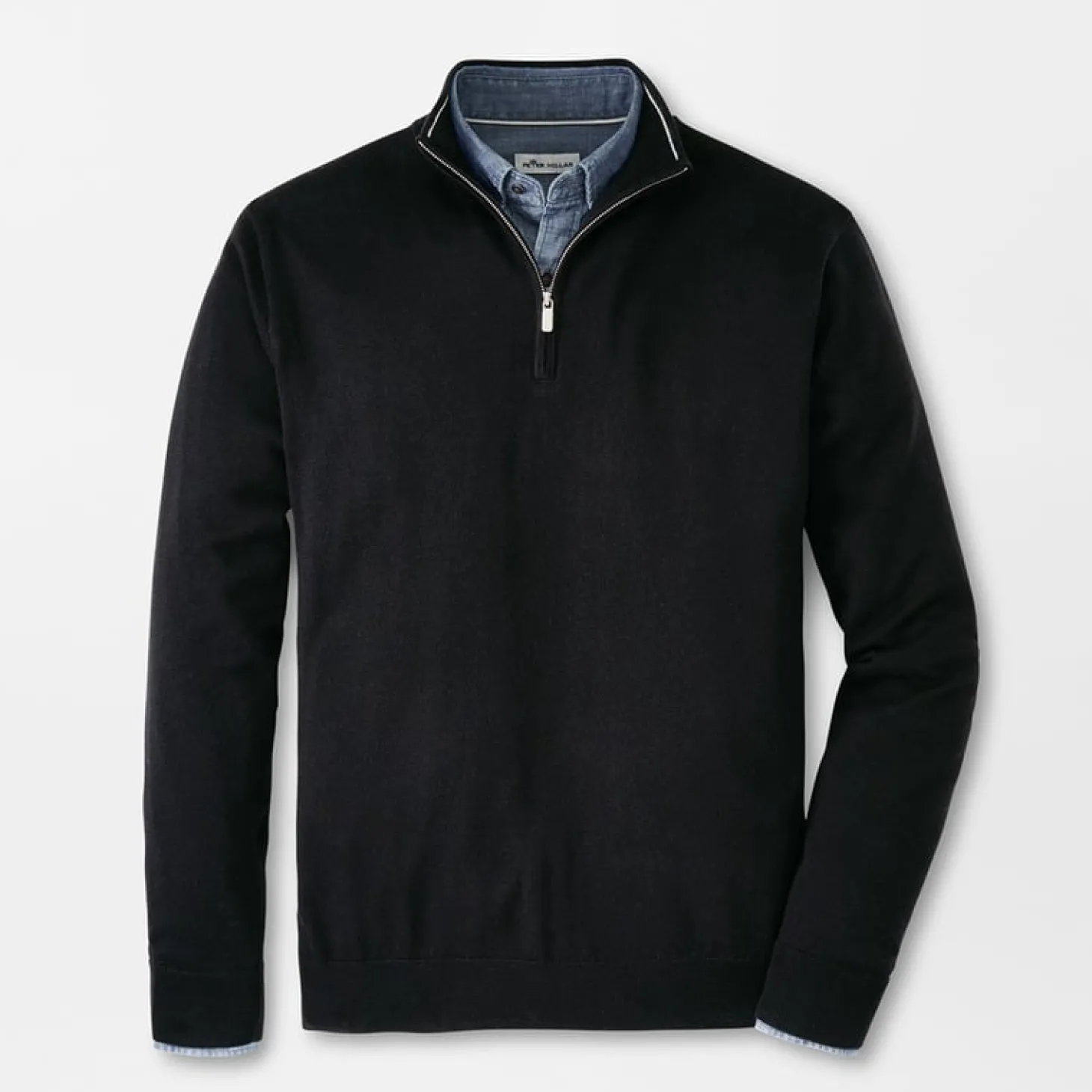 Autumn Crest Quarter-Zip Musta