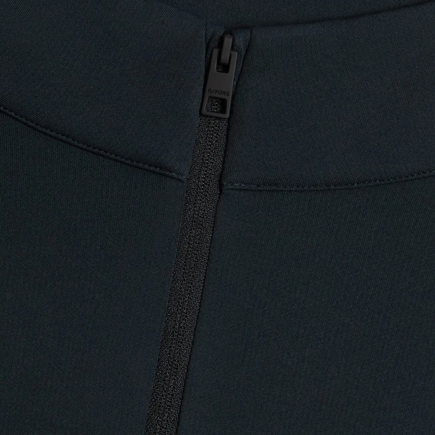 Brushed Back Tech Quarter Zip Musta