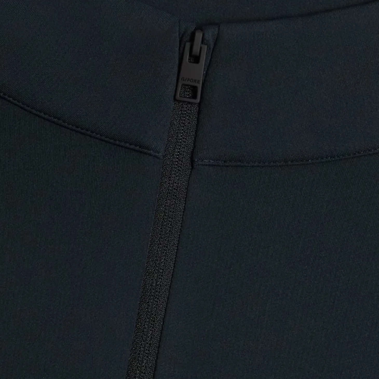 Brushed Back Tech Quarter Zip Musta