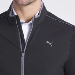 Cloudspun Fleece Hybrid Jacket Musta