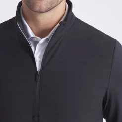 Cloudspun Tech Hybrid 1/2 Zip Musta