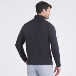 Cloudspun Tech Hybrid 1/2 Zip Musta
