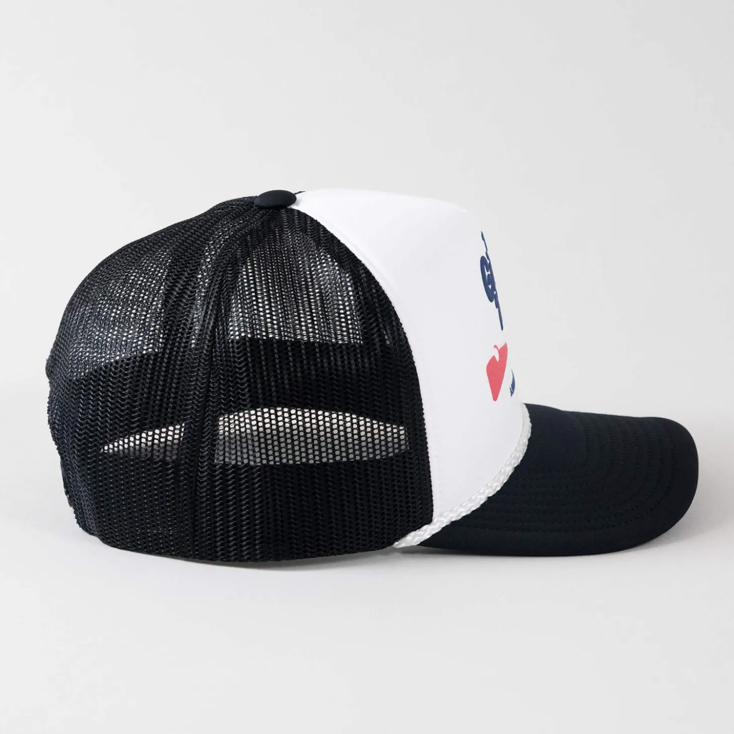 Coke Flakes Trucker Musta Valkoinen