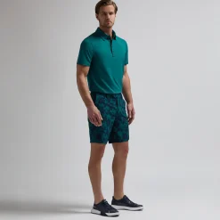 Contrast Floral 4-Way Stretch Sininen