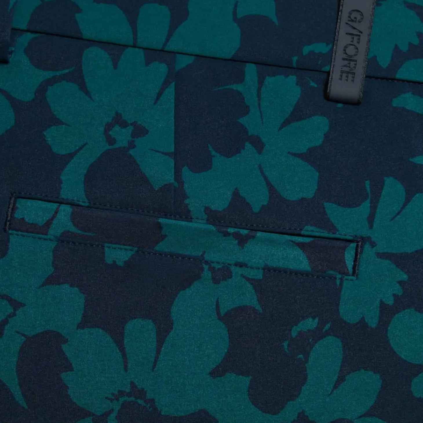 Contrast Floral 4-Way Stretch Sininen