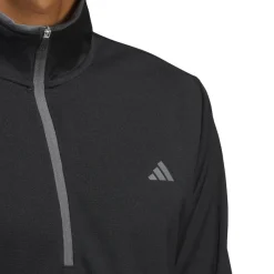 Core Lightweight Half-Zip Musta