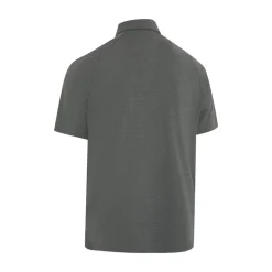Emea Ss Ventilated Jacquard Polo Musta