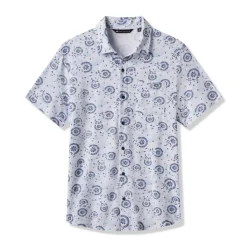 Flourish Button Up Valkoinen
