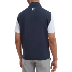 Full-Zip Knit Vest Sininen