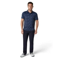 Golf Collection Print Polo Sininen