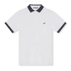 Golf Tech Polo Valkoinen Sininen