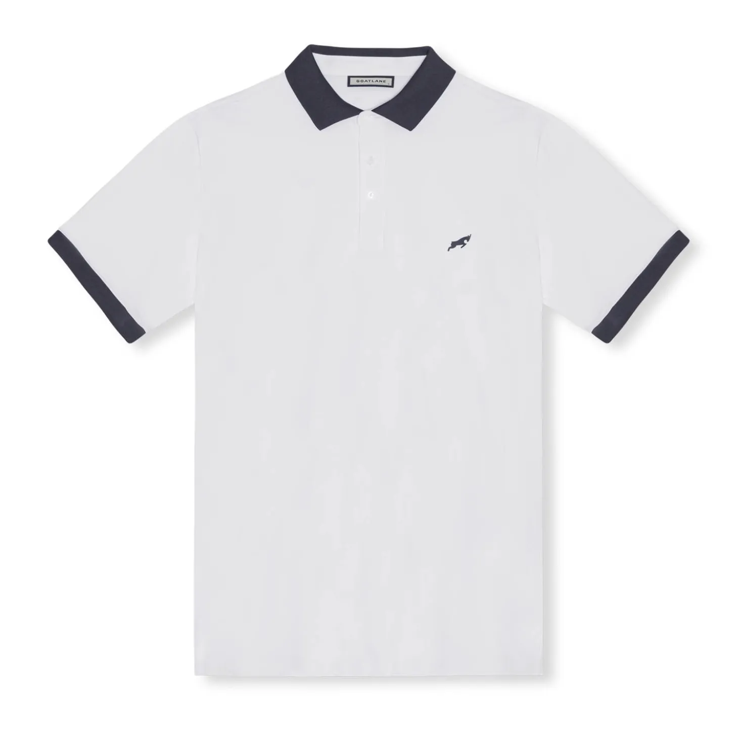 Golf Tech Polo Valkoinen Sininen