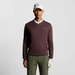 Golf V Neck Pullover Roosa