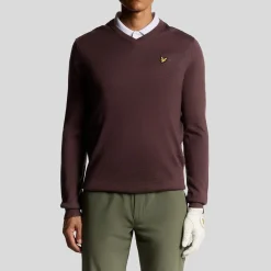 Golf V Neck Pullover Roosa