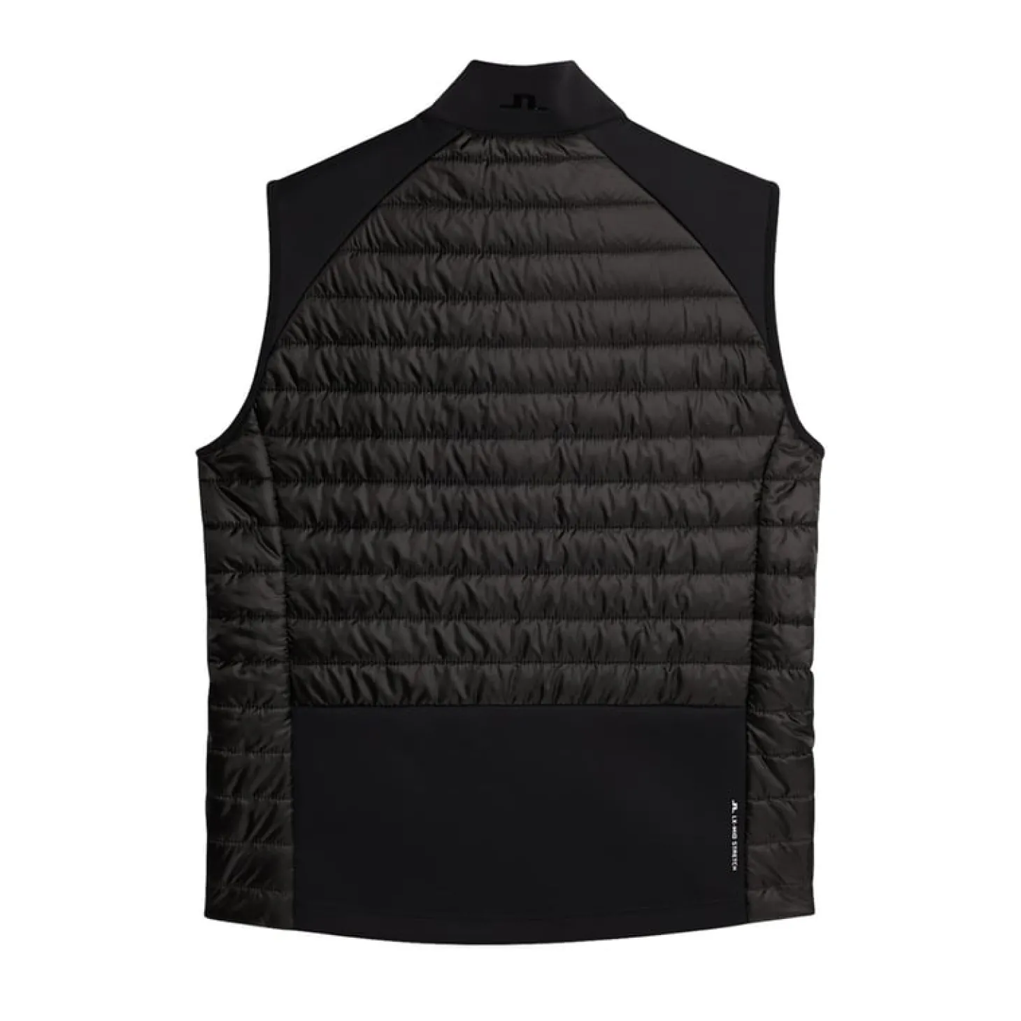 Hayden Quilt Hybrid Vest Musta