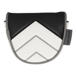 Headcover Putter Mallet Valkoinen Musta