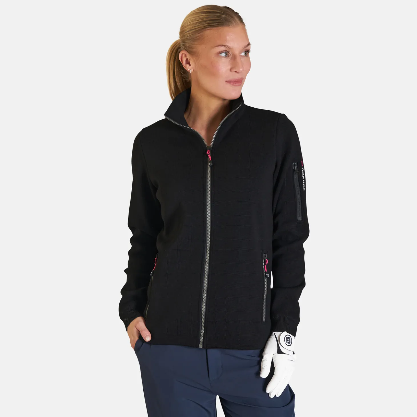 Hedda WB Full Zip Musta