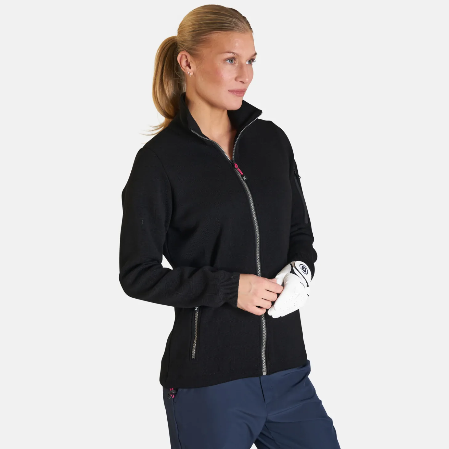 Hedda WB Full Zip Musta