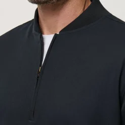 Highway M 1/4 Zip Musta