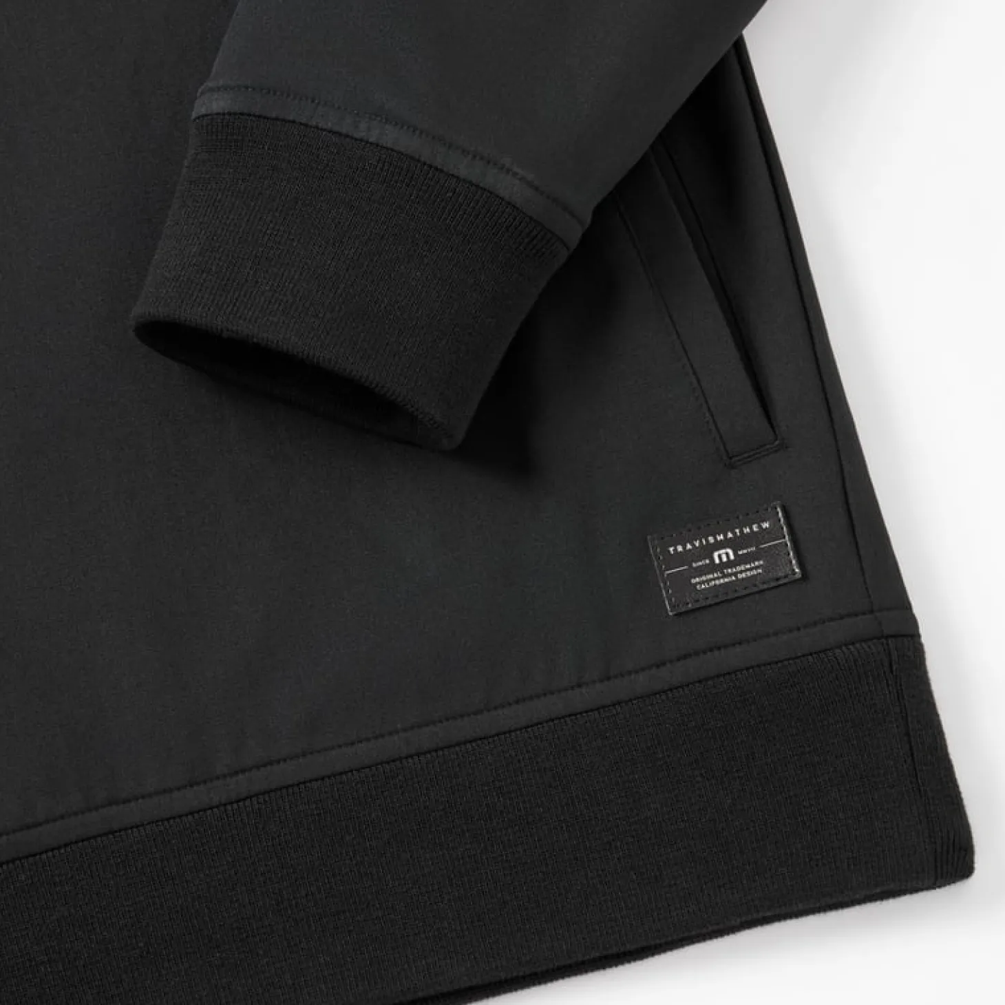 Highway M 1/4 Zip Musta