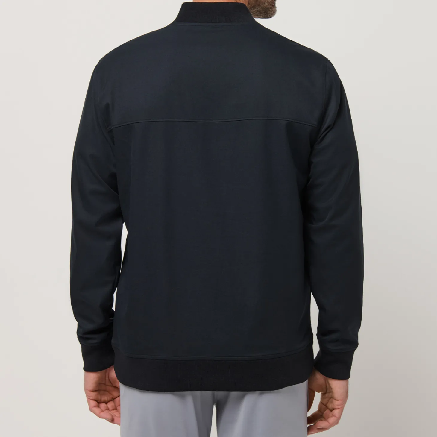 Highway M 1/4 Zip Musta