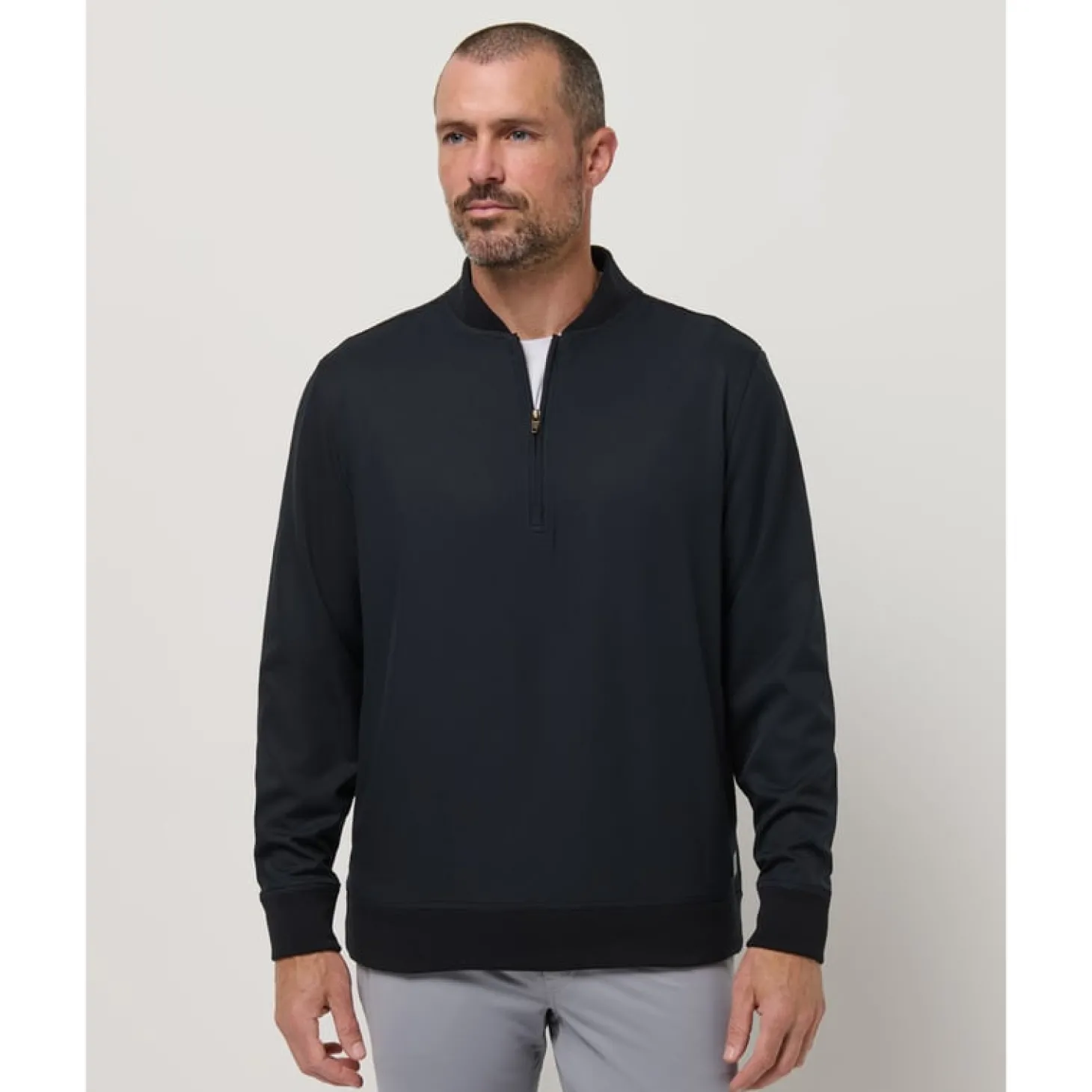 Highway M 1/4 Zip Musta