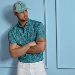 Hydrangea Tech Jersey Polo Vihreä