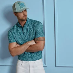 Hydrangea Tech Jersey Polo Vihreä