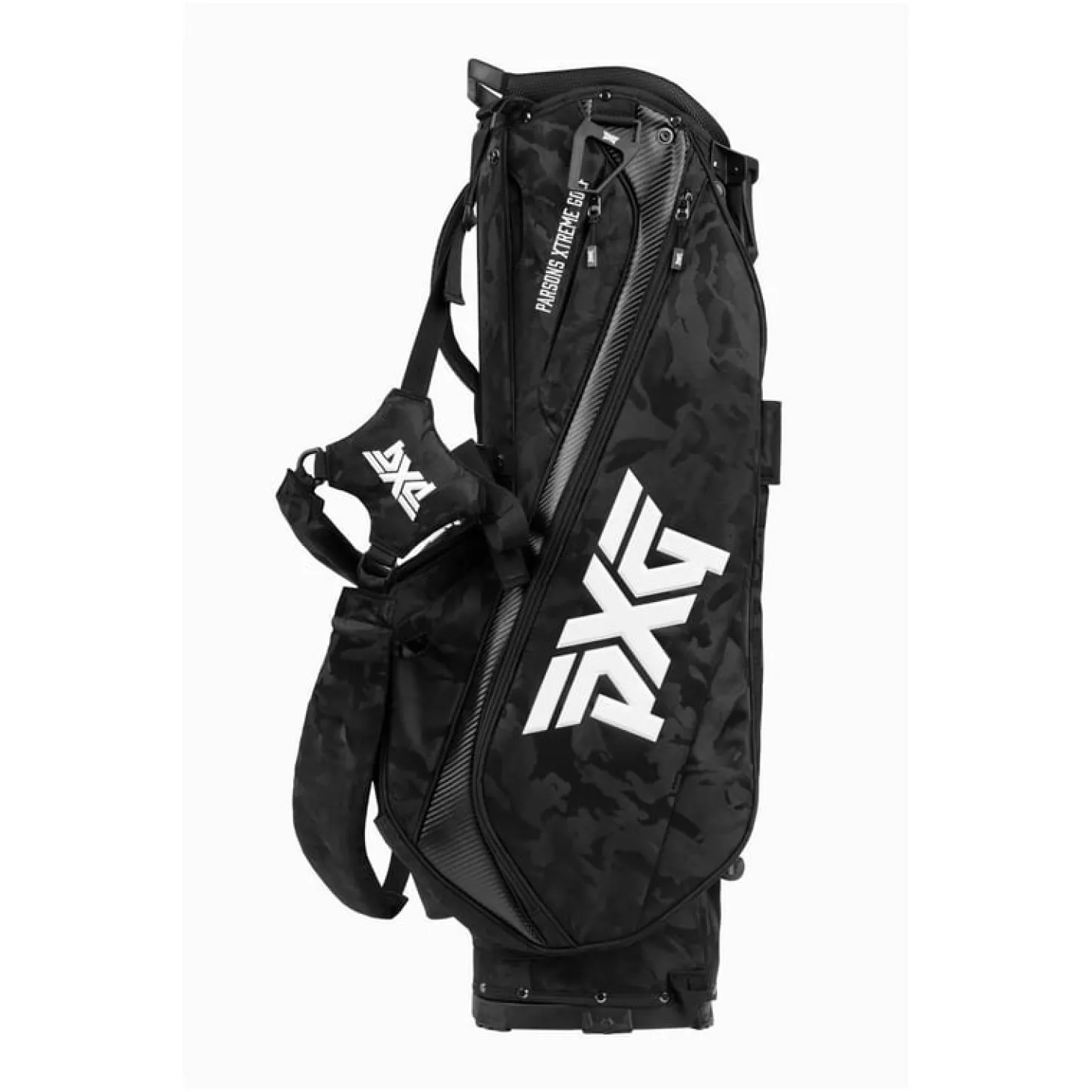 Jacquard Woven Fairway Camo Carry Stand Musta