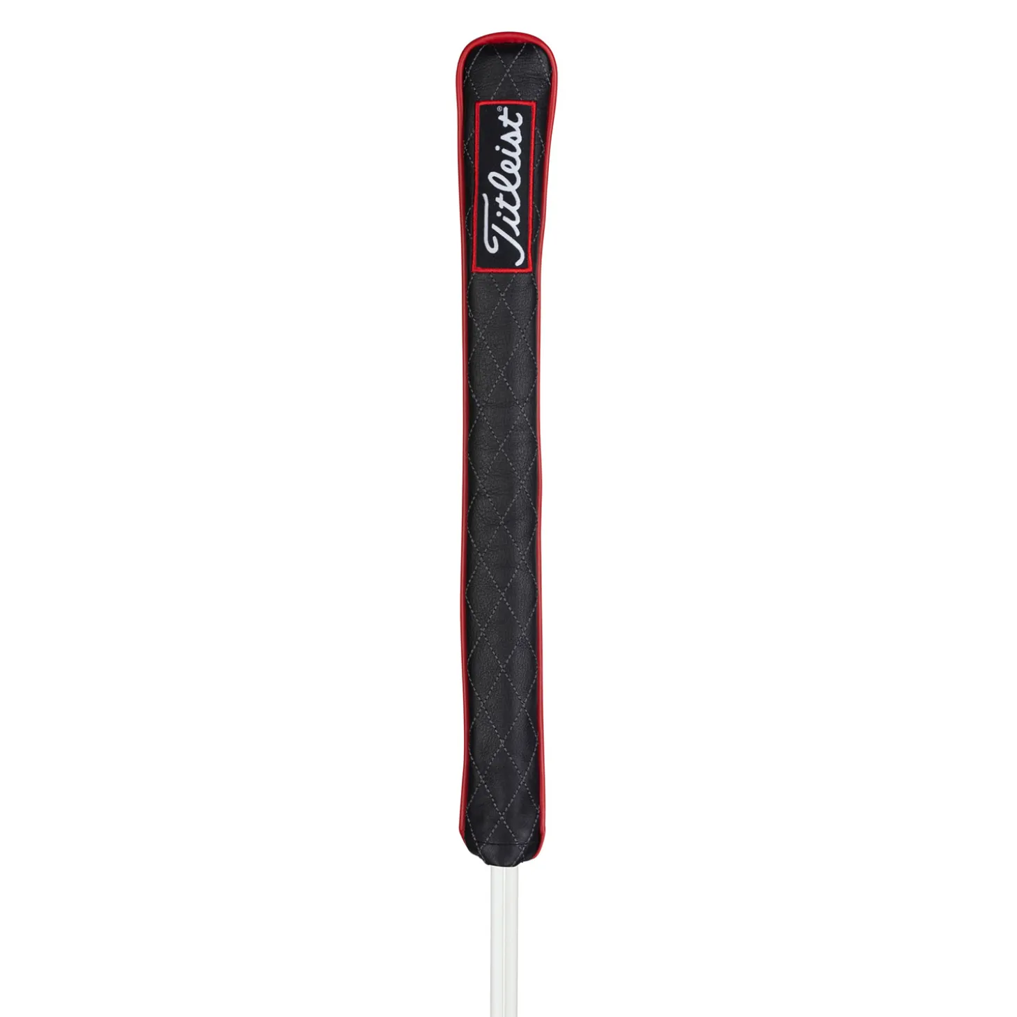 Jet Black Leather Alignment Stick Headcover