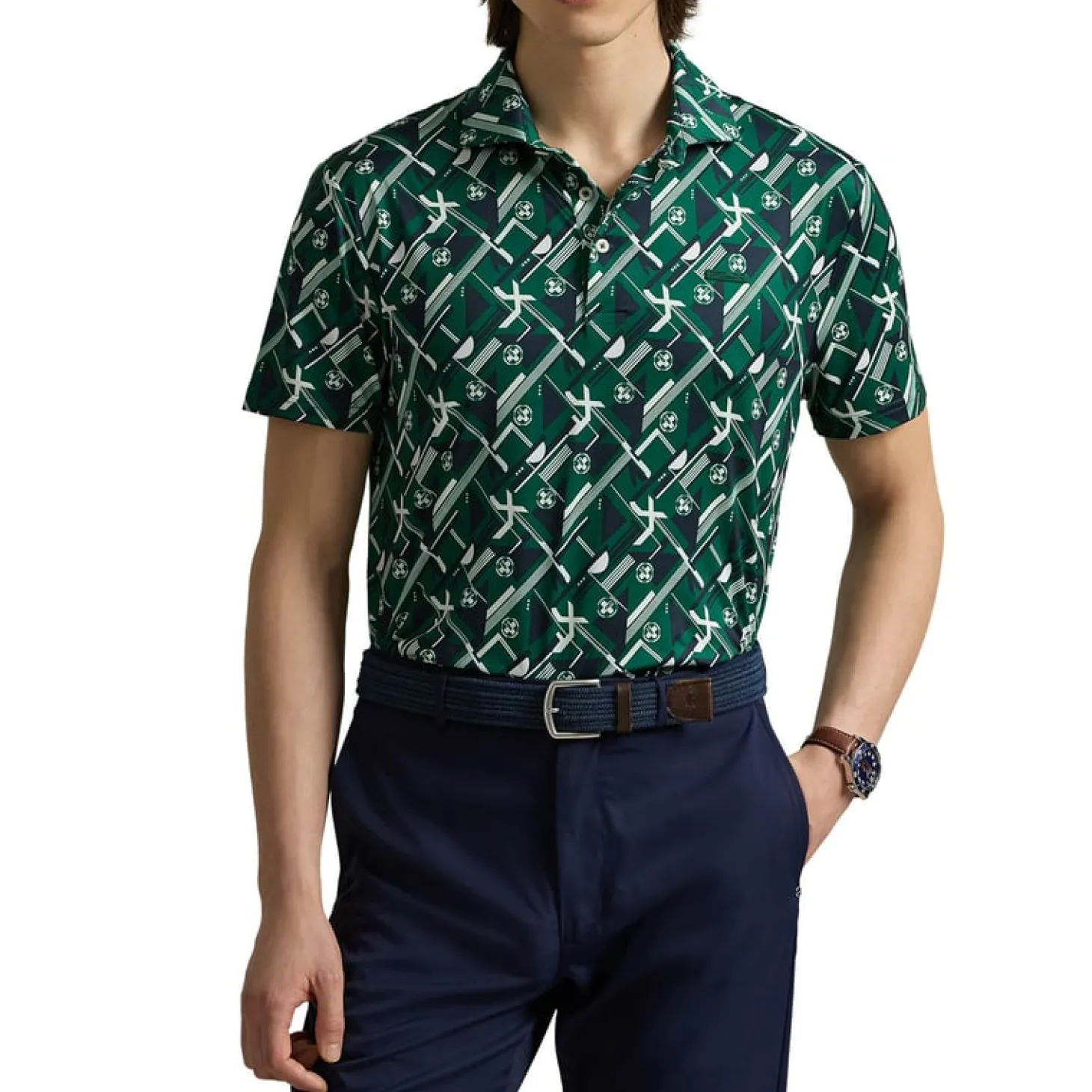 Knit-Polo RLX FTHRWT Airflow Jersey