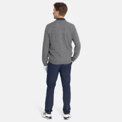 Lambswool Blend Argyle V-Neck Harmaa Sininen