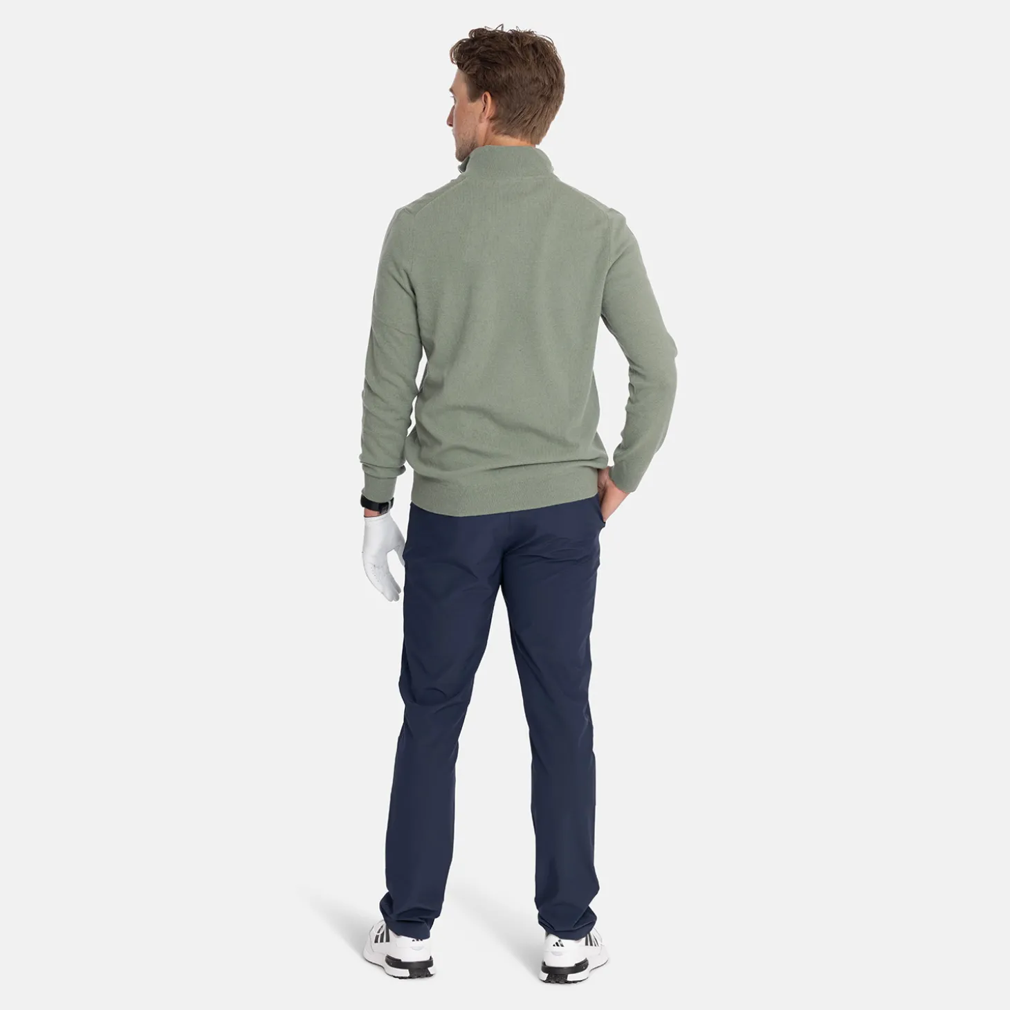 Lambswool Blend Quarter Zip