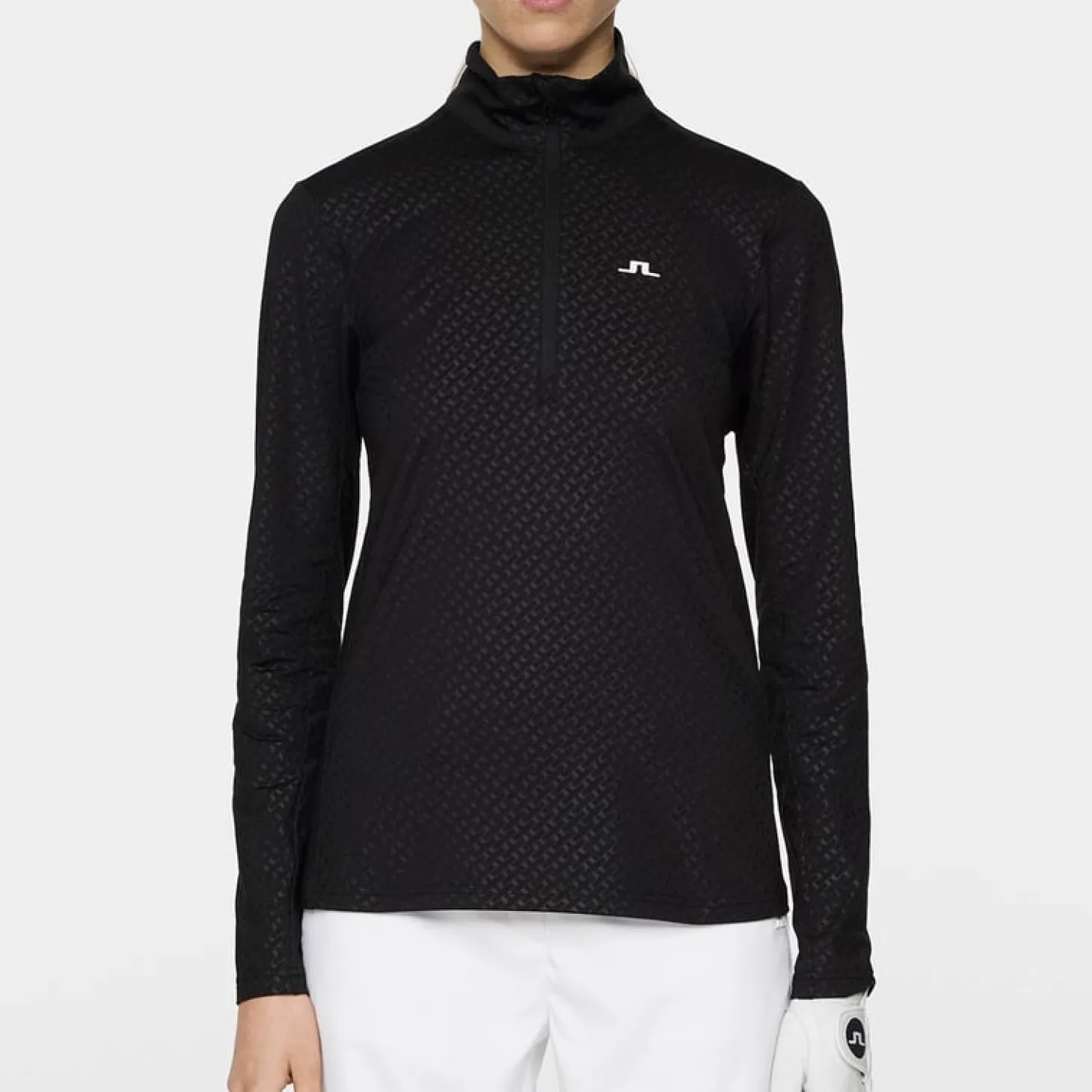 Lauryn Quarter Zip Mid Layer Musta